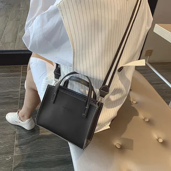

2020 New Style Bag Women's Pu Bag Casual Handbag Simple Shoulder Bag