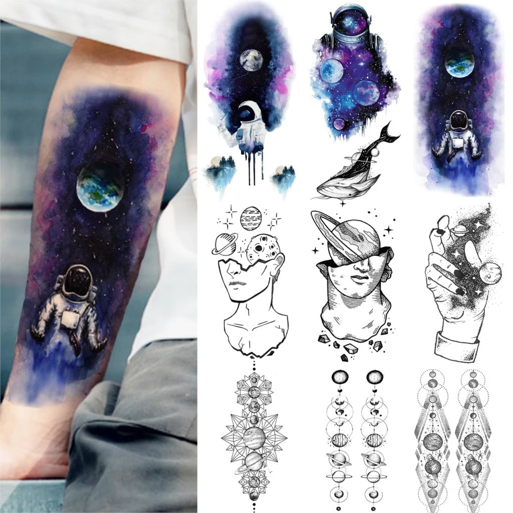 Best Galaxy Tattoos  Trend Fashion  Wear the Universe On Your Body