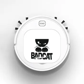 

1800Pa USB Smart Robot Rechargeable 3 in 1 Auto Smart Sweeping Robot Strong Suction Sweeper Vacuum Cleaners bad cat