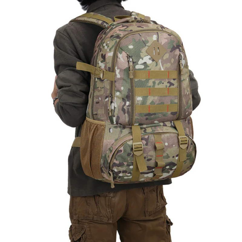 

50L Backpack Waterproof Hiking Hunting Backpack Tourist Rucksack Sports Bag Mountaineering Bag Backpack