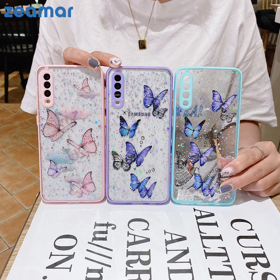 Чехол для Samsung S21 Plus Ultra S20FE A12 A21 A32 A42 A52 A72 A51 A71 5G эпоксидная смола | Мобильные