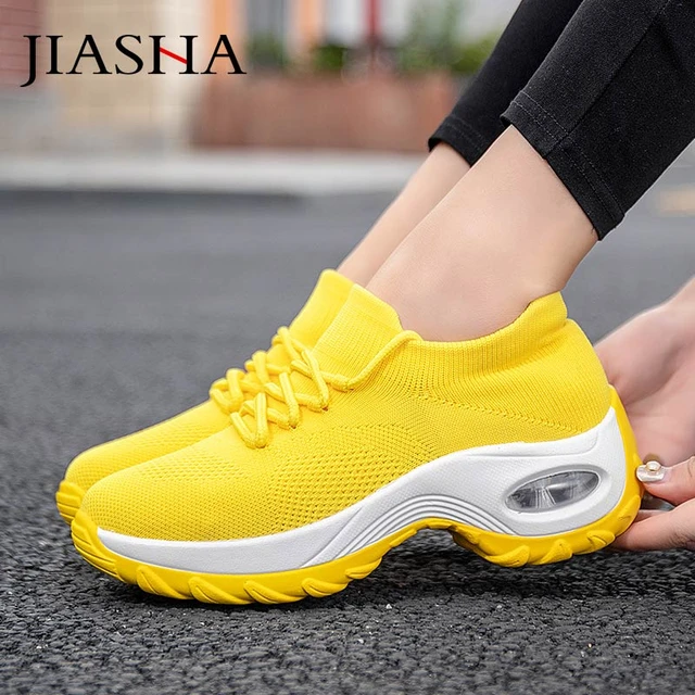 Zapatillas Tenis Para Mujer De Deporte De Malla+jiasha