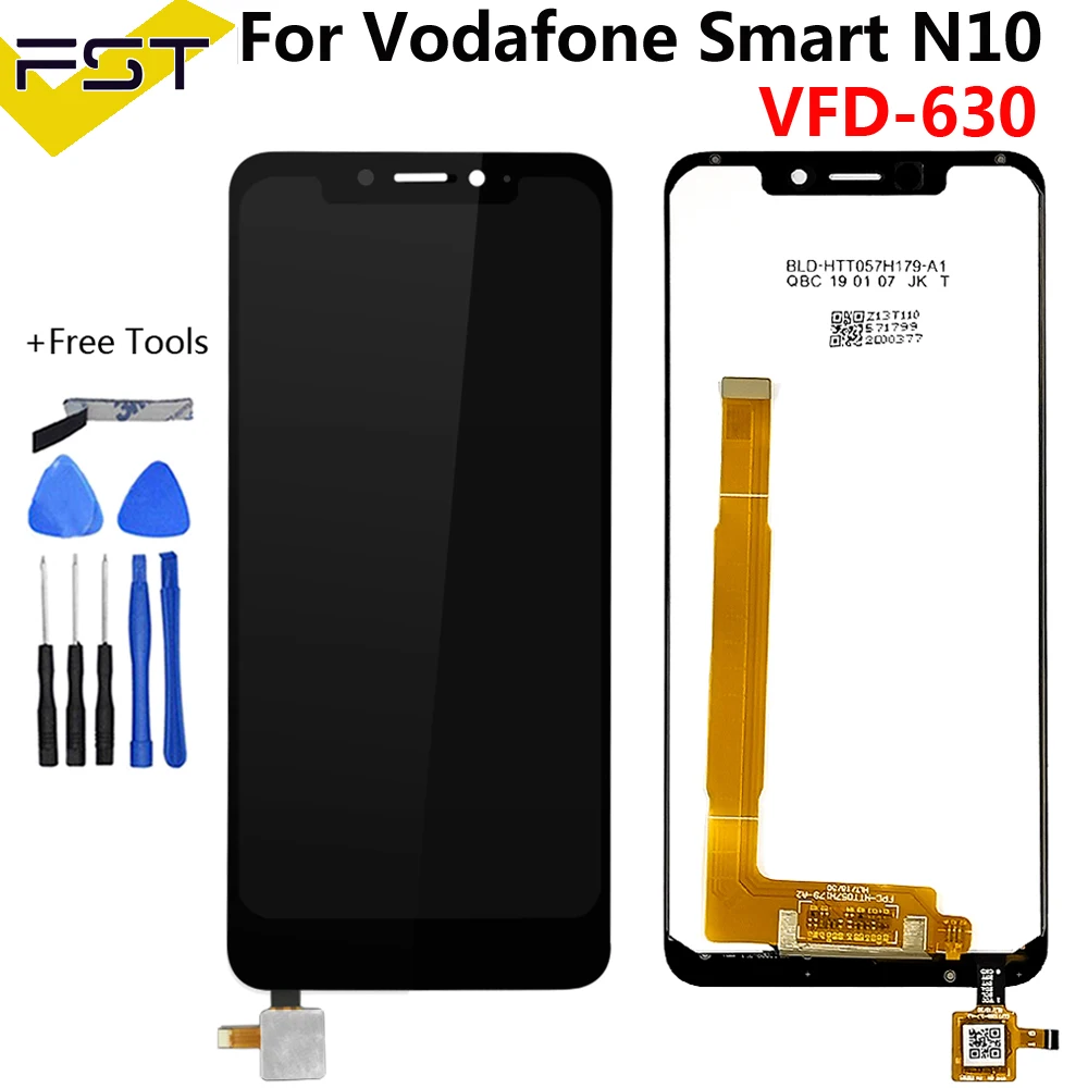 5.7 'Per Vodafone Smart N10 Vfd-630 Vfd 630 Vfd630 Display Lcd Touch Screen Telefono Digitalizzatore Assemblaggio Strumenti Di Ricambio
