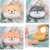 Портативный Пластиковый Дорожный Чехол Для Контактных Линз Shiba Inu Cartoon Contact Lens With mirror Kit Holder Container Storage Box Case