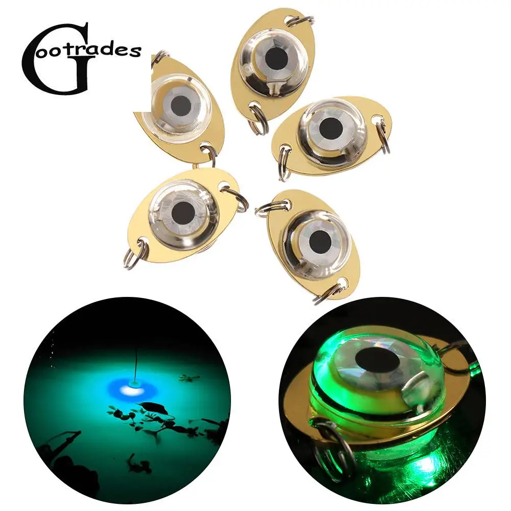 

LED Underwater Fishing Bait Colorful boat shaped trap Squid Deep Drop Fish Lure Light Flash Lamp pesca calamar Fish Accessories
