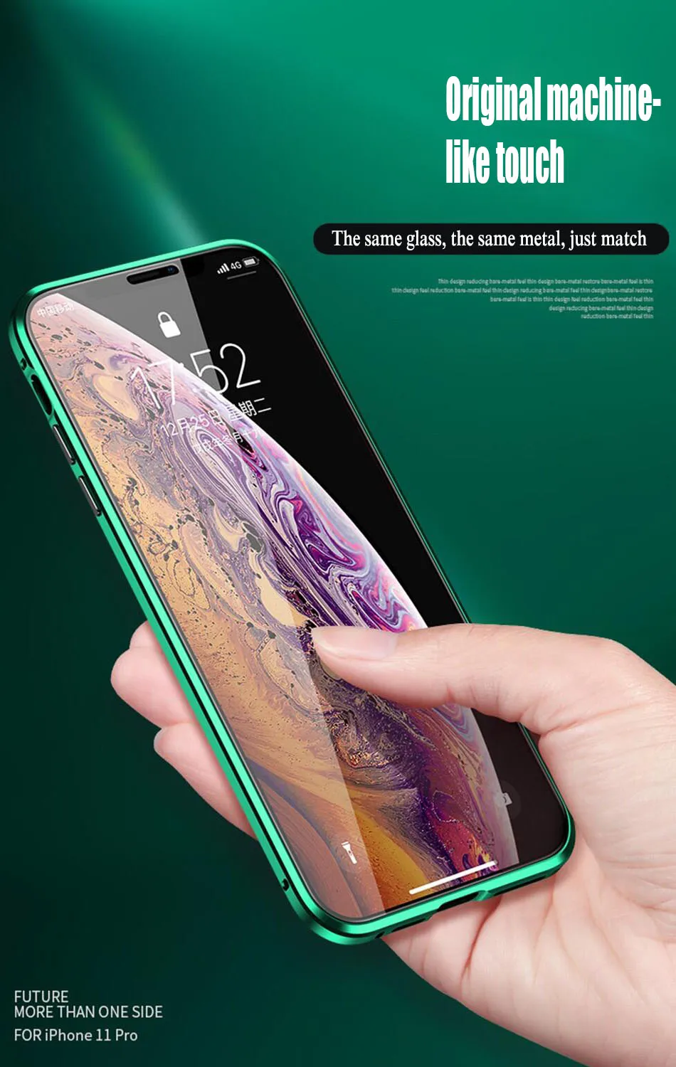 Роскошный армированный двухсторонний чехол для Iphone 11 XS XR XS Max для Iphone 8 7 6 6S Plus 11 Pro Max, закаленное стекло, флип, чехол для телефона