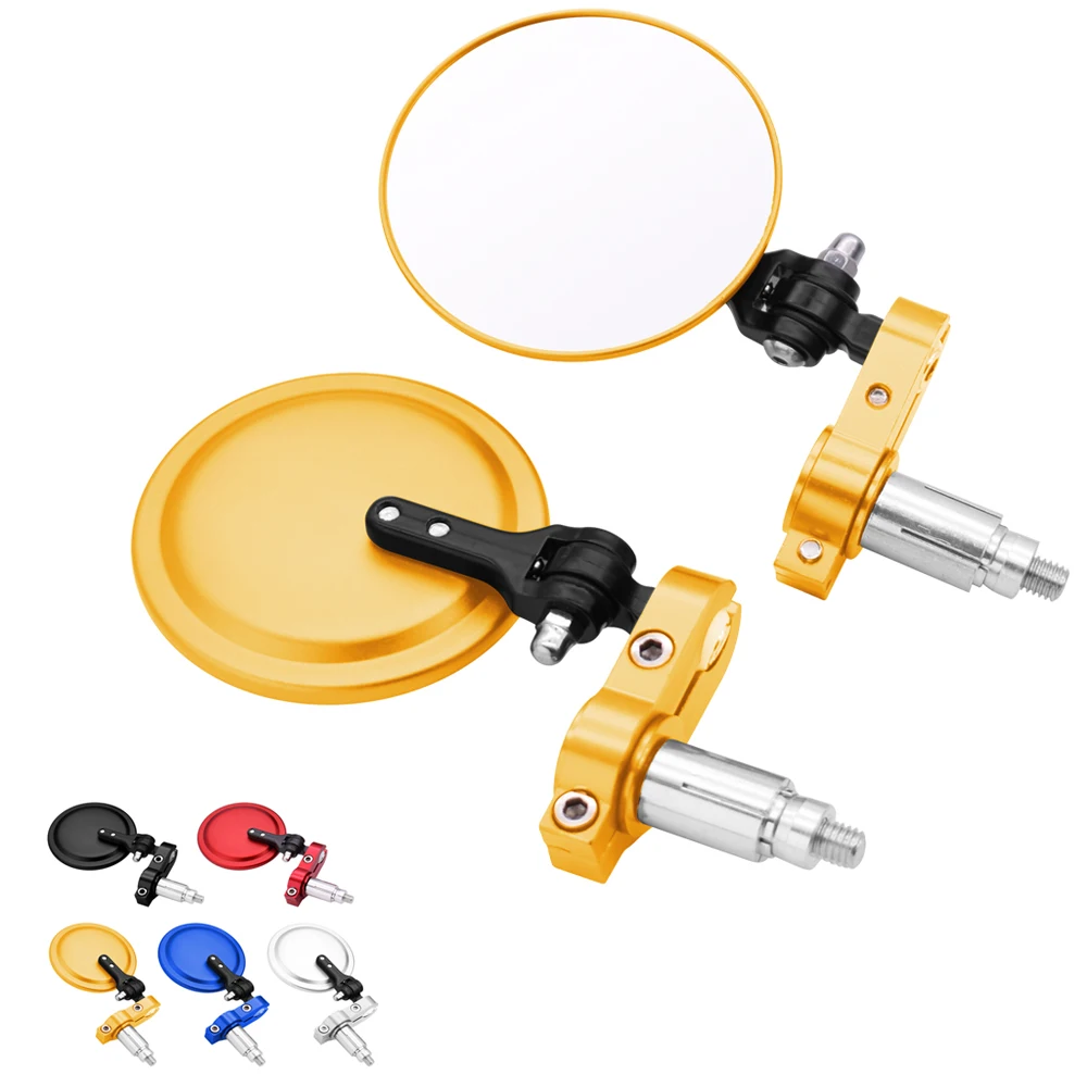 Для Yamaha yz 80 85 125 125f 250f 450f ttr 125 250 мотоцикл зеркало 22/24 мм рукоятка конец зеркало заднего вида боковые зеркала-лодочки на высоком каблуке, пять цветов