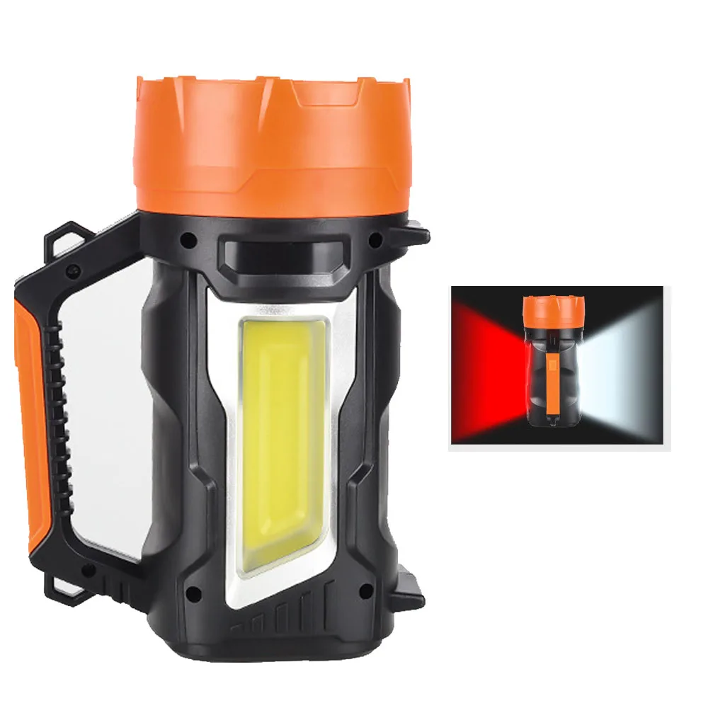 

20W XM-L T6 COB LED Flashlight,Handheld Handcrank Powerful Work Light ,USB Rechargeable 5000 mah Camping Lamp Spotlight 6Mode