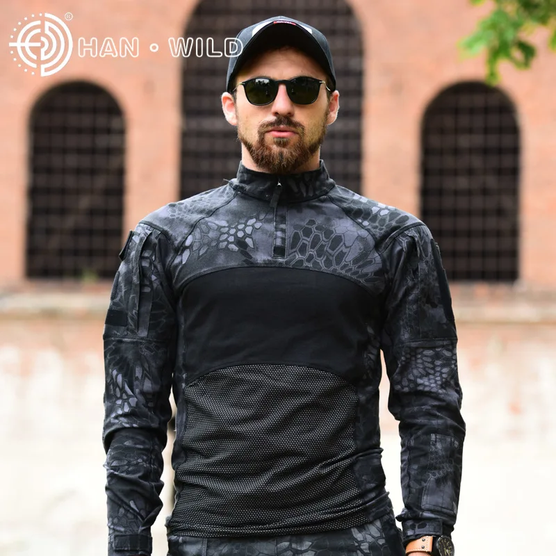 

Culvert Wild Training Suit Camouflage Frog Suit US Military Frog Service FG Long Sleeve Frog Suit Tops