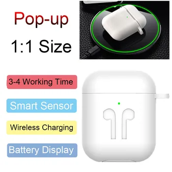 

i9000 tws 1:1 Original Bluetooth Earphones Smart Sensor Wireless Headphones Earbuds 1536 Chip Headset PK I12 I200 For Iphone i11