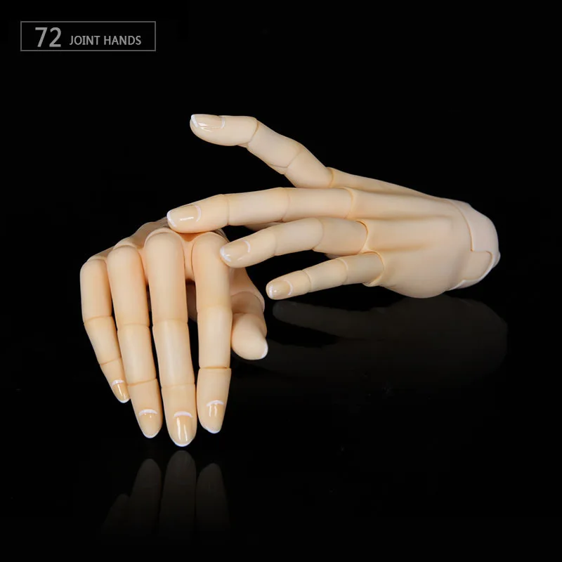 BJD Jointed Hands Suitable For 1/3 or 1/4 bjd dolls boy and girl body IOS IP ID72 R72 Sd17 DS SD Feeple omg Hands doll replacement hands doll accessories doll accessories toys