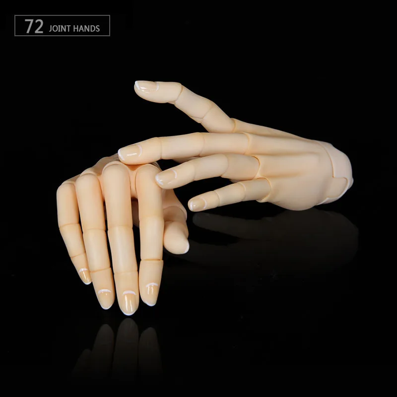 1/3 long nails hands jointed hands no veins for 60-80cm male Dolls free shipping 