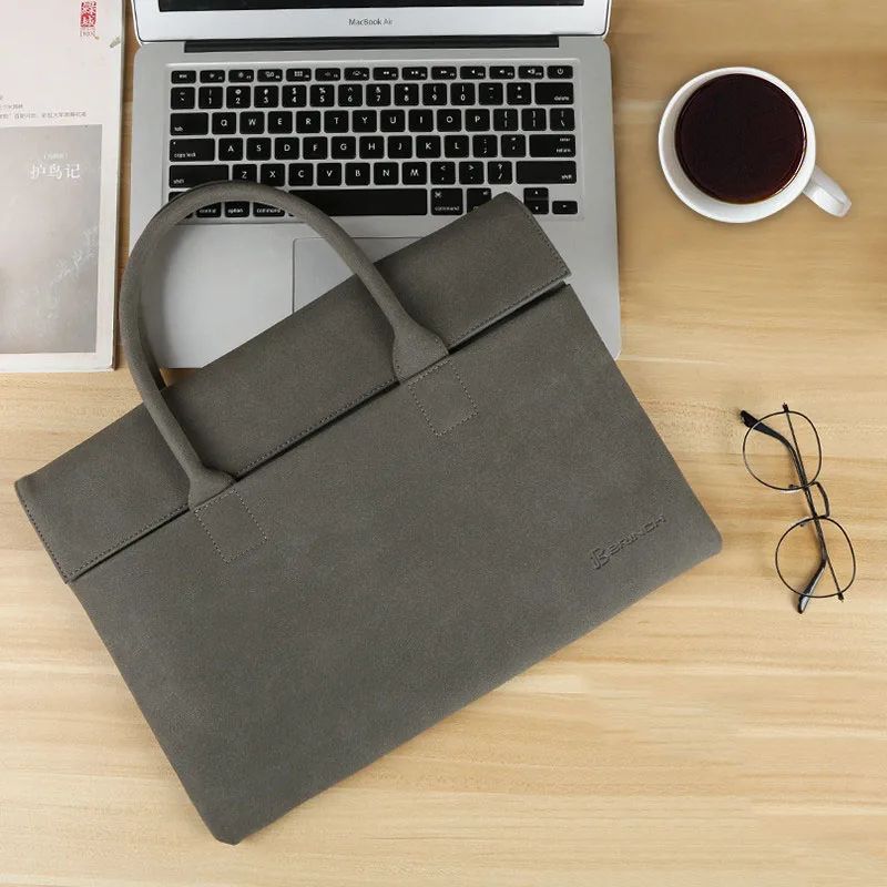 Сумка для ноутбука Macbook air 13 чехол для ноутбука 11 12 13,3 14 15 дюймов Сумка для ноутбука Dell ASUS huawei xiaomi чехол для ноутбука - Цвет: Dark grey single