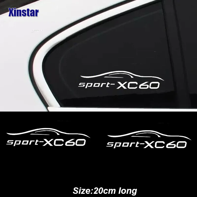 

2pcs car Stickers Vinyl Sport Stickers Decals for Volvo XC60