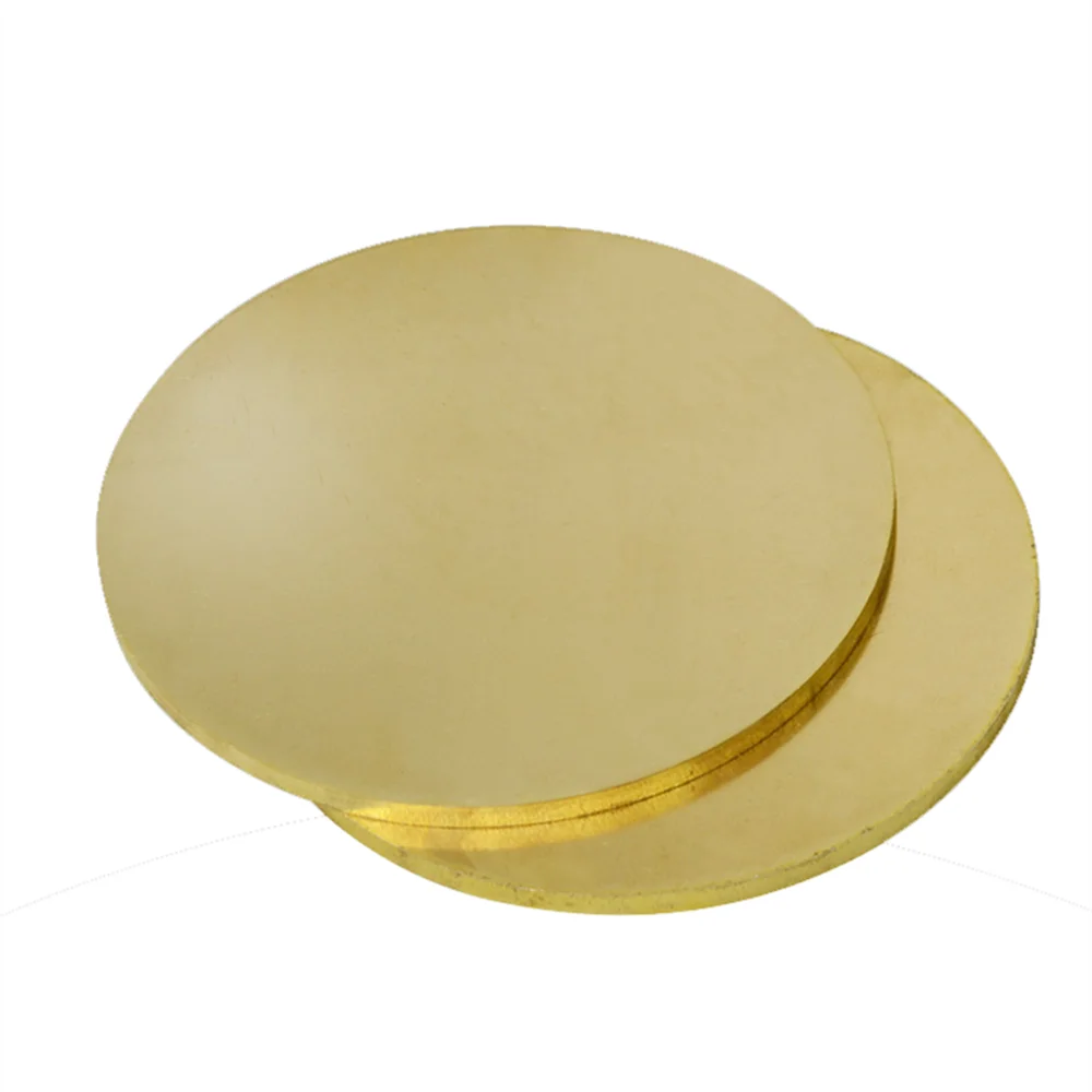 

Brass Disc Round Plate Sheet H62 Copper Alloy Solid Circle Grinding Flakes High Hardness Good Ductility Foil Metallic Luster