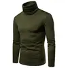 Autumn Winter Mens Turtleneck Sweaters Casual Thermal Long Sleeve Slim Fit Pullovers Stretch Basic Tops Sweatshirt Jumper TShirt 4