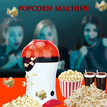 

Mini Household Eletric Popcorn Maker Silicone Popcorn Machine Hot Air Automatic Popper Snacks Gift For Kid Children Eu Plug#gb40