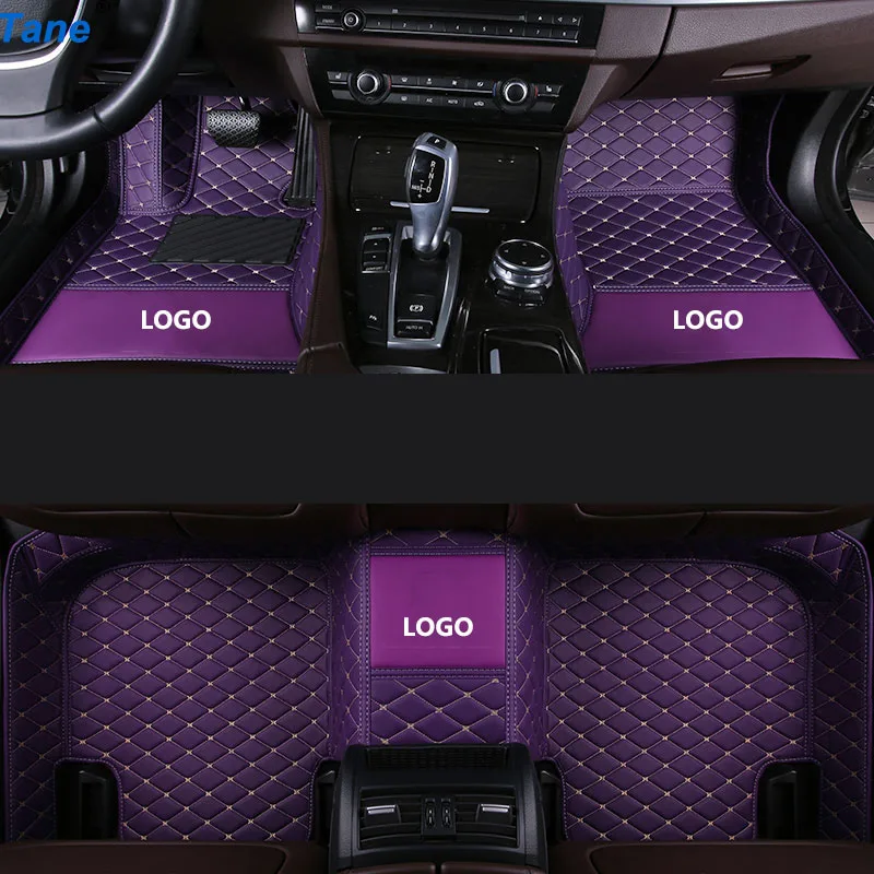 

Tane leather car floor mats For Mini countryman r60 one cooper R50 R52 R53 R56 R57 R58 F55 F56 F57 accessories carpet rug