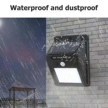 

Creative 20/30/48 LED Solar Light Motion Sensor Light Waterproof LED Solar Light For Garden Wall Garden Outdoor Back Yard