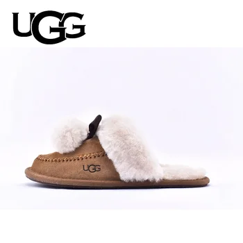 

2020 UGG Slippers Fur Winter Women Ladies Fashion Casual Platform Slippers UGGS Fashion Luxury Ugg Slides Furry
