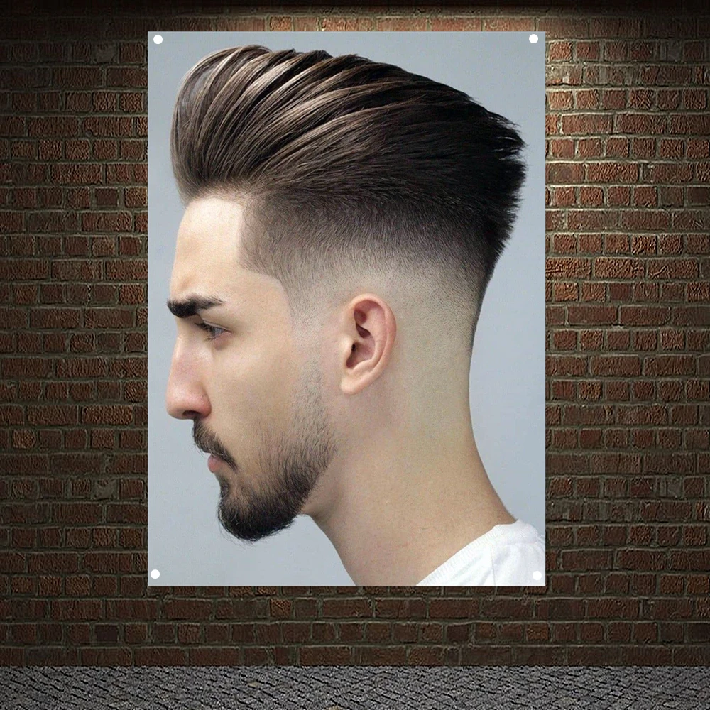 Men's Carving Hairstyle Poster Flag Wallpaper Tapestry Print Art Best Mens  Edgy Haircuts Banner Wall Art Men's Oil Head Picture|Vẽ Tranh & Thư Pháp| -  AliExpress