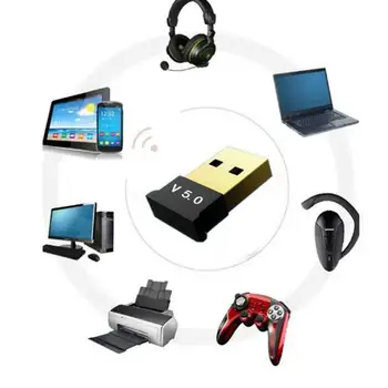 

USB2.0 V5 Bluetooth Adapter 5.0 Computer Bluetooth Receiver Transmitter Adapter