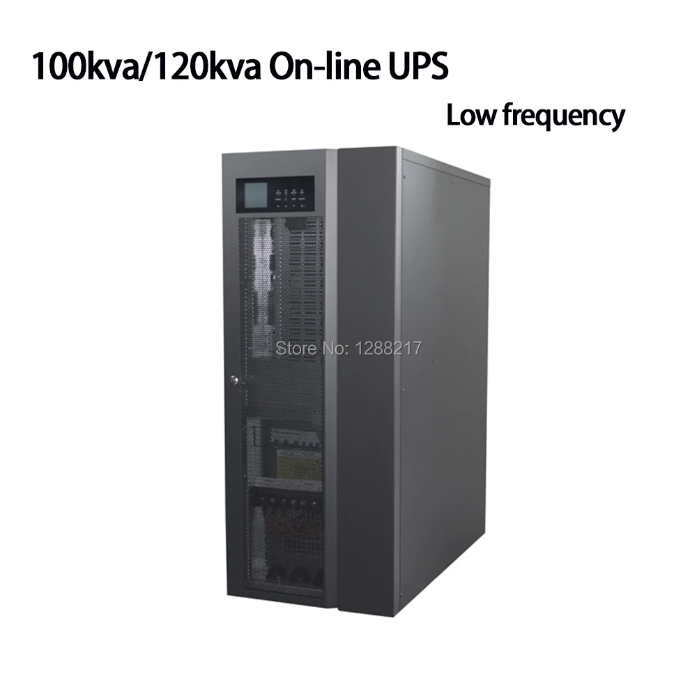 380VAC 100 k/120kva On line UPS низкочастотный внешний аккумулятор Чистая синусоида выход 3