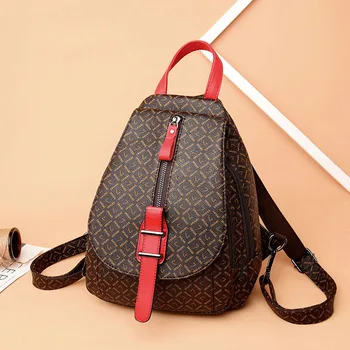 

Casual Backpack Female Brand Leather Women's Backpack Designer Shoulder Bags for Women 2019 Travel Backbag Chest Bag Mochila