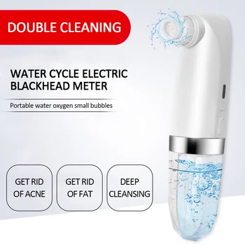 

Household Small Bubble Cleaner With Water Cycle Cleaning Vacuum Blackhead Remover Shrink Pores Electric Facial Cleansing Device