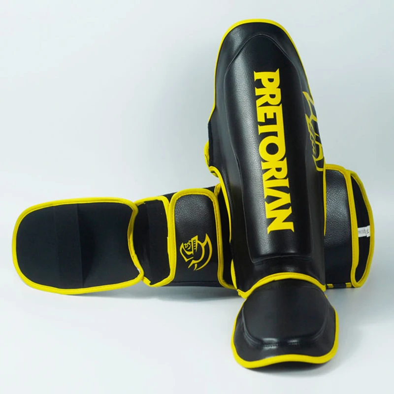 Protection Top Quality Boxing shin guards MMA instep protectors foot kickboxing pad Muaythai