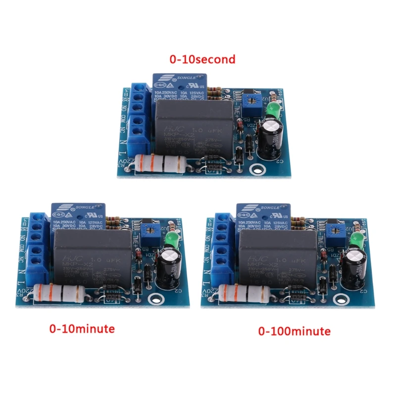 

AC 220V Adjustable Timer Delay Switch Turn On/Off Time Relay Module