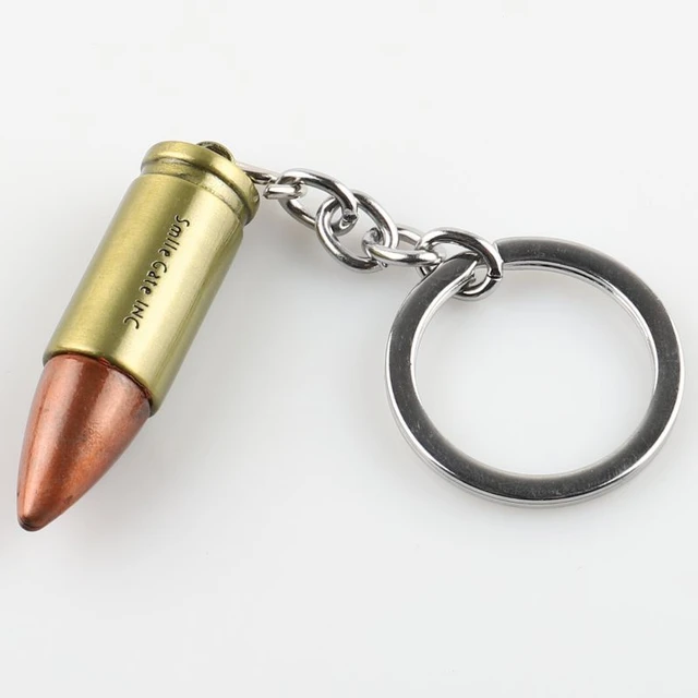 Bullet Keychain Key Ring - Handmade DIY Key Chain Clasps - Made from w –  Tophatter.shop