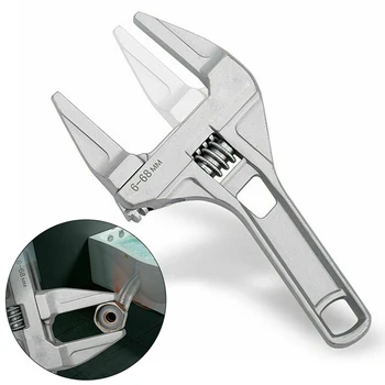 

Hot Sale Adjustable Wrench 6-68mm Large Opening Bathroom Wrench Tool 200mm Durable Brand New Wholesale