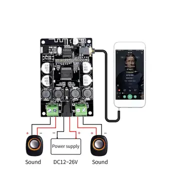 

VHM-307 TDA7492P Bluetooth Receiver Amplifier Audio Board 25W*2 Speakers Modified Music Mini Amplifiers Diy Dual channel