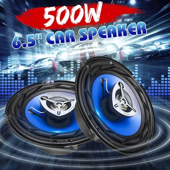 

2 Pcs 500W 6.5 Inch Car HiFi Coaxial Speaker Vehicle Door Auto Audio Speaker Music Stereo Full Range Frequency Loudspeaker