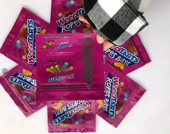 

Weedtarts Ropes Bites Empty 500mg Candy Packaging Bag Dank Gummies Dank Rope Nerds Rope Candy Nerds Rope Gummy Bags Candy Edib G