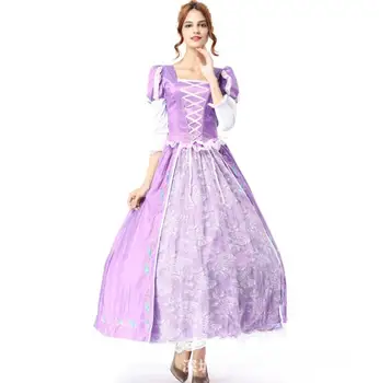

Purple anime cosplay disfraz halloween Sexy snow princess dress costumes for women mujer disfraces fantasia