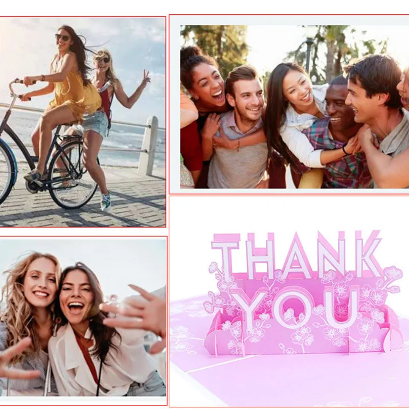  HOT 3D Greeting Cards Wedding Invitations for Mother Daughter Wife Anniversary NDS66 - 4000225528190