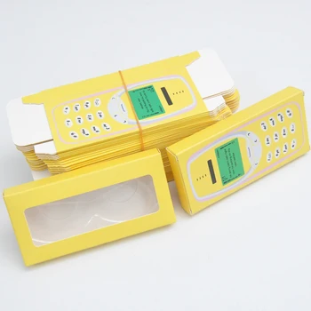 

Wholesale Eyelash Packaging Box Lash Boxes Package Custom Rectangle Mobile Mink Lashes Storage Case Vendors