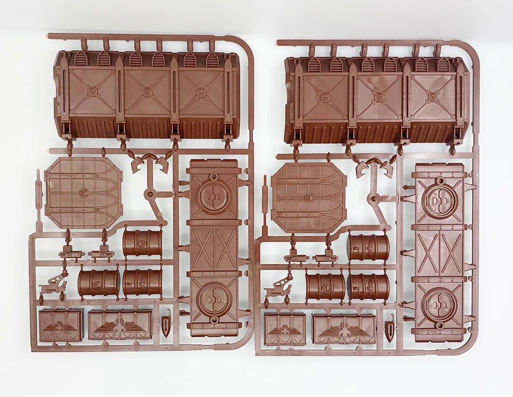 Kaufen Schlacht Hammer 40K Munitorum Armoured Container Für Gloomhaven Krieg Tisch Bord Spiele Holz Modell Holz Panel laser Schneiden