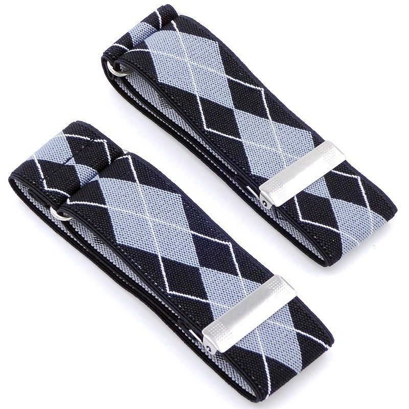 3.5cm Elasticated Unisex Armbands Sleeve Garter Adjustable Gift Shirt Sleeve Holder Cufflinks Business Wedding Groom Accessories