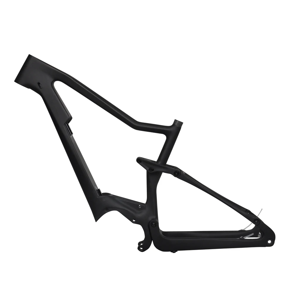DENGFU E02 18'' Fit 29er or 27.5er tire shimano E8000 motor and 8010 battery full suspension mountain electric bicycle frame