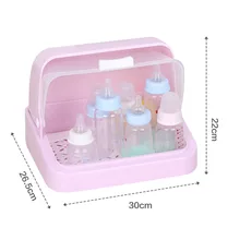 Детские бутылочки для молока многофункциональная однотонная Чистка для кормления экономьте пространство для мамы и ребенка, пищевая бутылка для хранения пластиковый контейнер