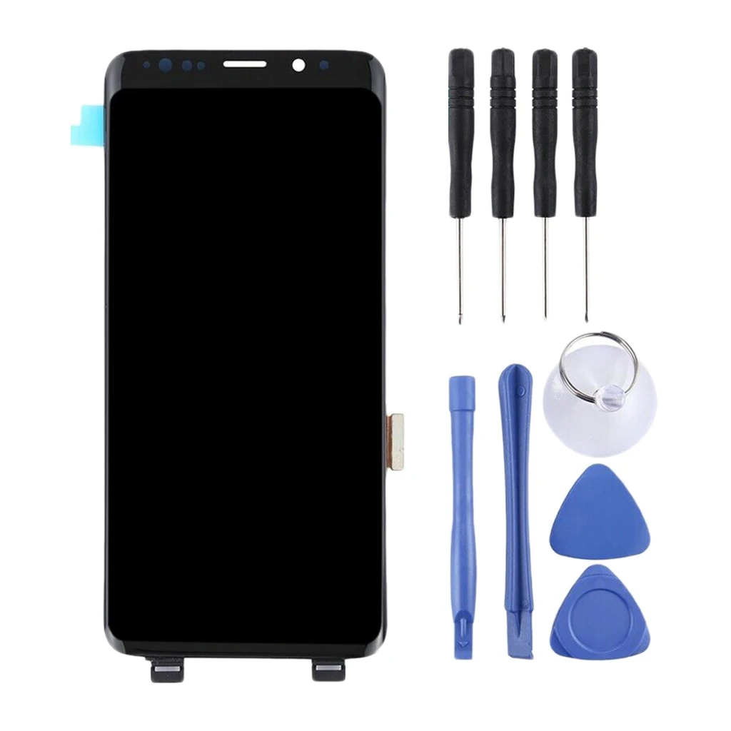 

Screen Replacement for Samsung S9, Including Tools, Repair Kit with Digitizer LCD Touchscreen Frame Assembly