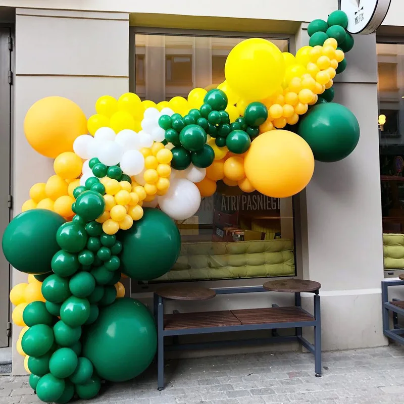 Темно-зеленый шар 30 шт./лот 5/10 дюймов круглые латексные шарики украшения для дня рождения взрослых гелиевые балоны свадебные принадлежности