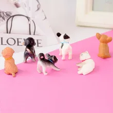 6 шт./компл. 1:12 Масштаб моделирование кошки и собаки кукольный домик Миниатюрная модель украшение для кукольного домика подарок куклы аксессуары