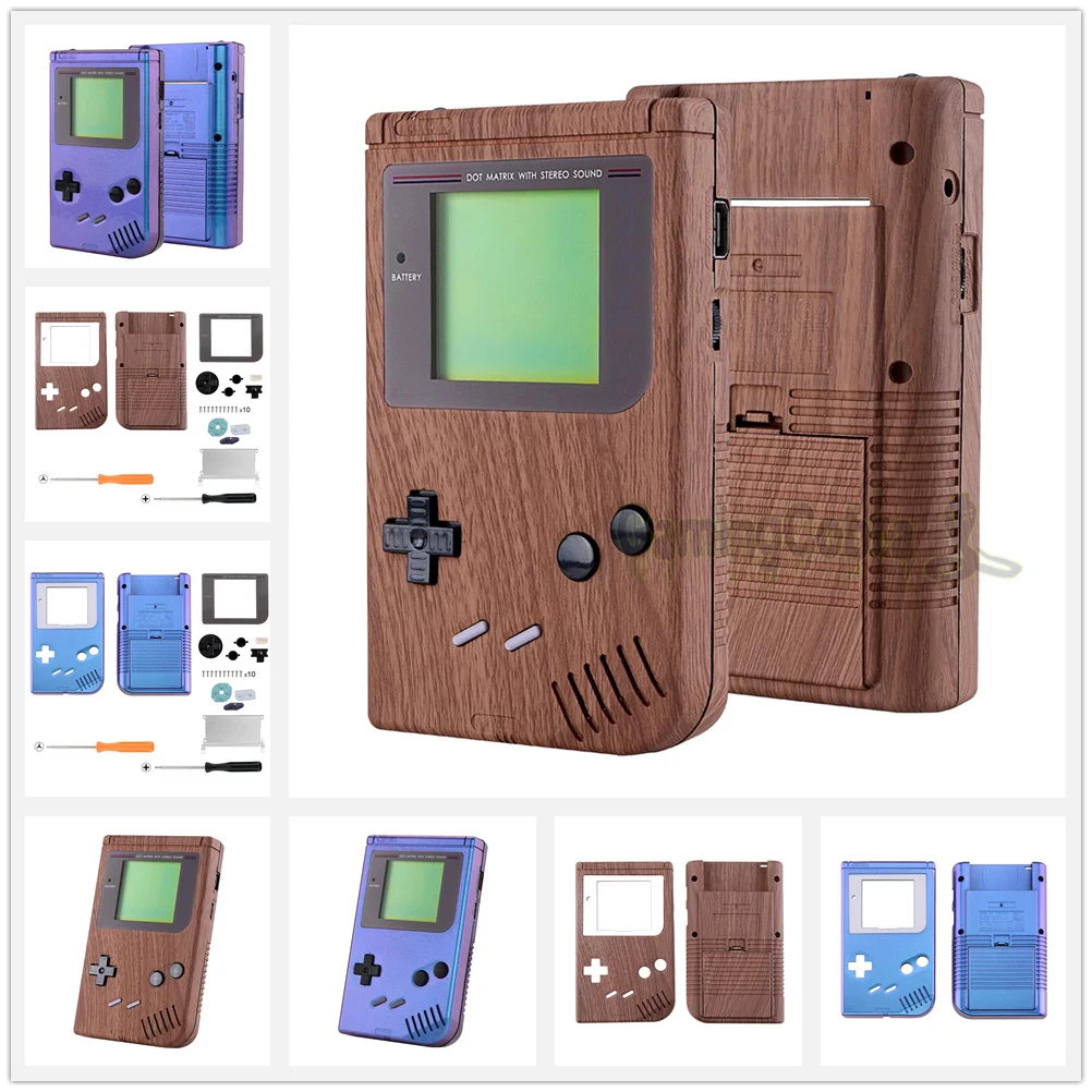 PlayVital Soft Touch Full Shell for Gameboy Classic 1989 GB DMG-01 Console with Screen Lens &amp Buttons Kit | Электроника