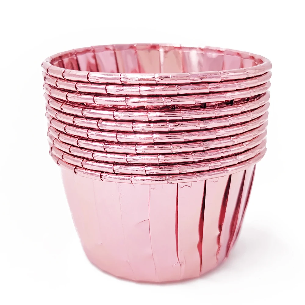 Description Picture 5 of item50Pcs/set Cupcake Liner Baking Cup Mold with Lids Roll Mouth Muffin Cupcake Paper Cups Wrapper Cake Decorating Baking Tools