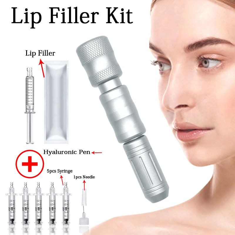 

0.3ml Adjustable Non-invasive Nebulizer hyaluronic acid Pen Lips Stabilizer Injector needleless Injection Hyaluron gun HA pen