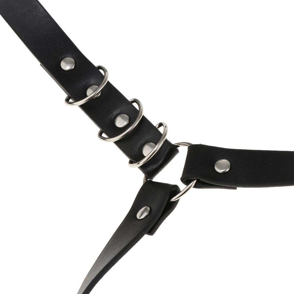 PU Leather Body Harness Waist Belt Leg Garter Punk Gothic Suspenders Band Strap punk style adjustable waist Night Club leg rings